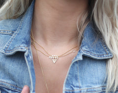 Mini Star Necklace | Gold