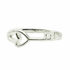 Heart Key Ring | Silver