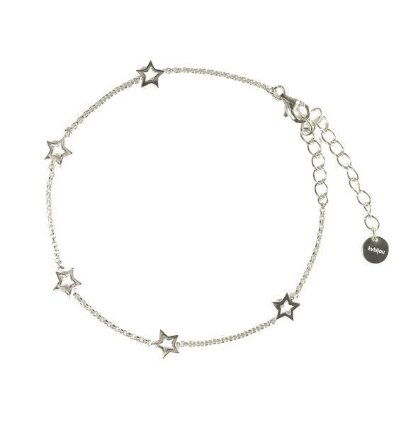 Mini Star Bracelet | Silver